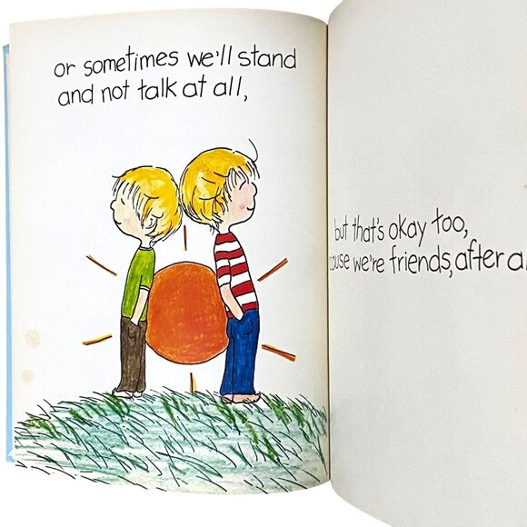 We're Very Good Friends My Brother and I Hardcover P K Hallinan Family Vtg 70s - Picture 4 of 6